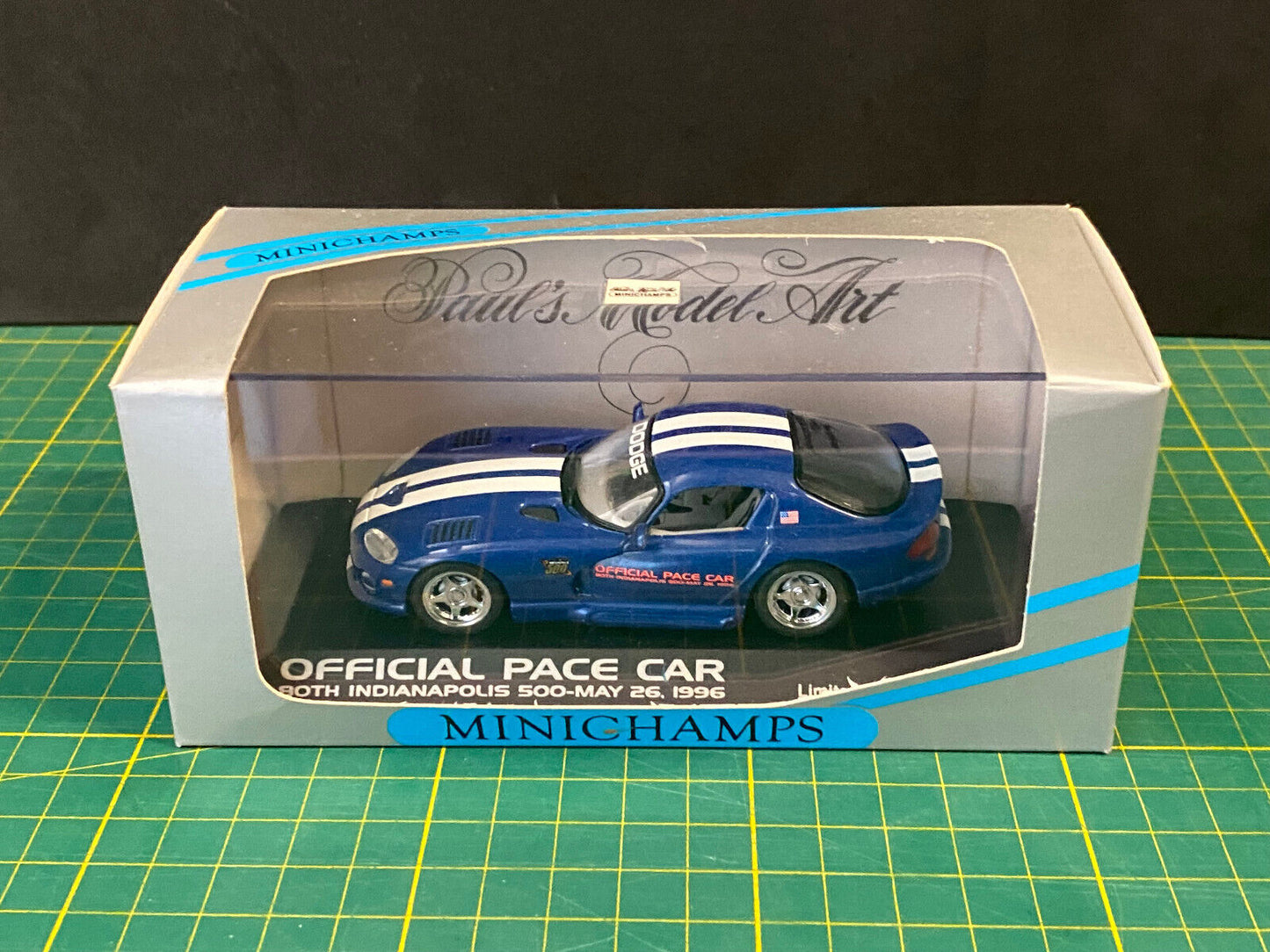 Dodge Viper GTS Pace Car Indy Minichamps 430144023 Neu in OVP 1:43