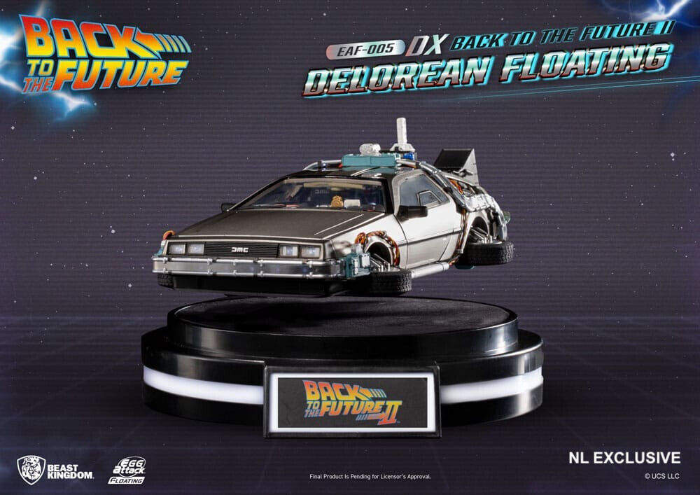 DeLorean Back to the Future Zurück in die Zukunft Floating DeLuxe Version 1:20