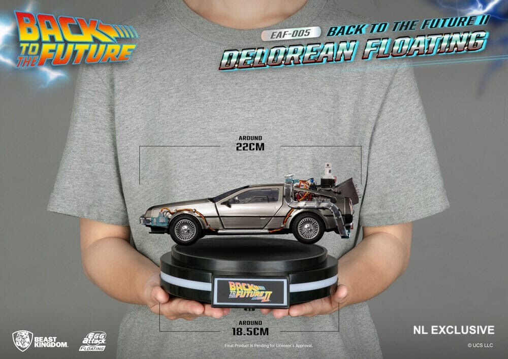 DeLorean Back to the Future Zurück in die Zukunft Floating DeLuxe Version 1:20