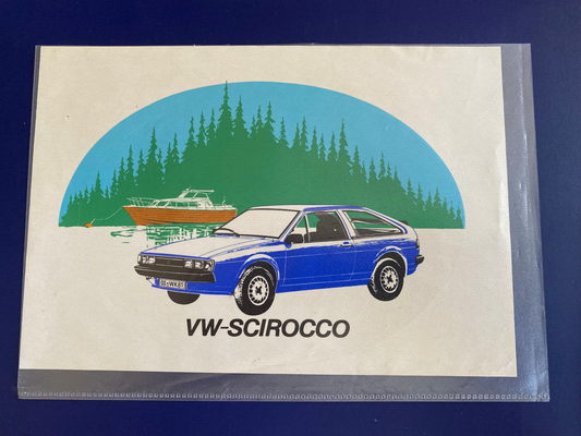 VW Scirocco 2 Sticker Decal Aufkleber 80er Jahre Youngtimer/Oldtimer