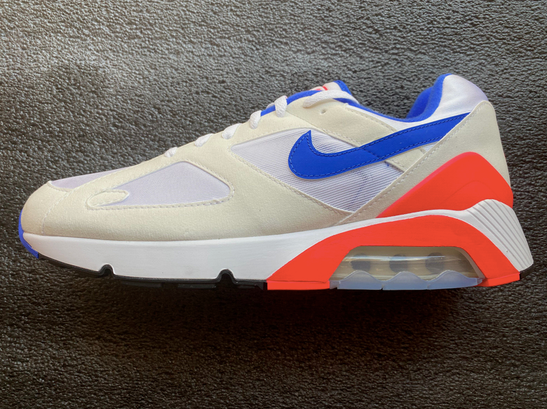 Nike Air Max 180 2024 vintage colourway ORIGINAL BIG BUBBLE US 12 UK 11 EUR 46