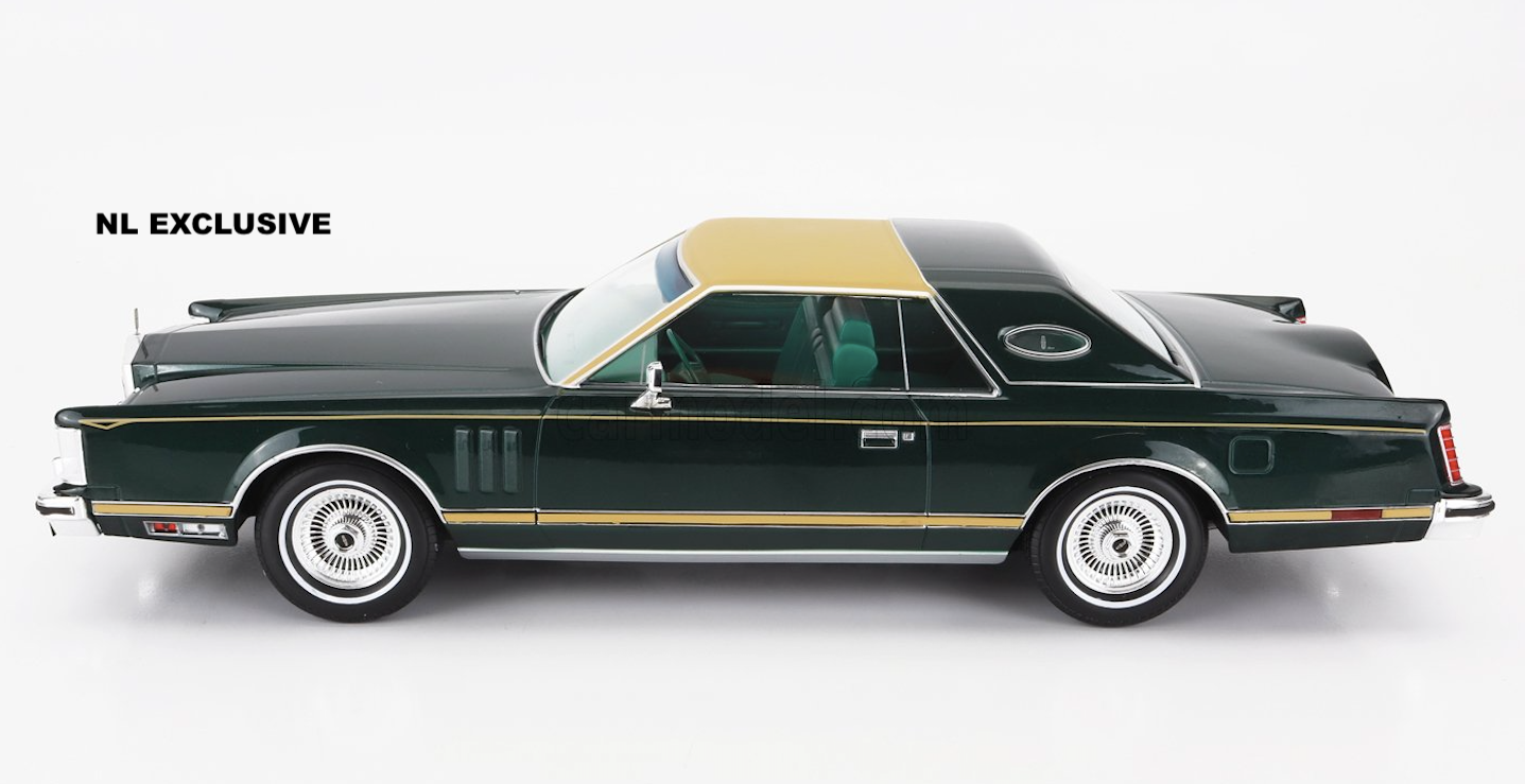 Lincoln Continental Coupe Mark V Green Beige MCG18404 new in box Neu in OVP 1:18