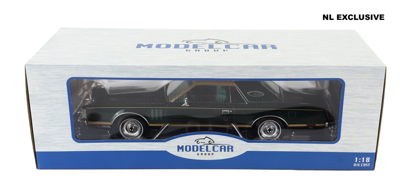 Lincoln Continental Coupe Mark V Green Beige MCG18404 new in box Neu in OVP 1:18
