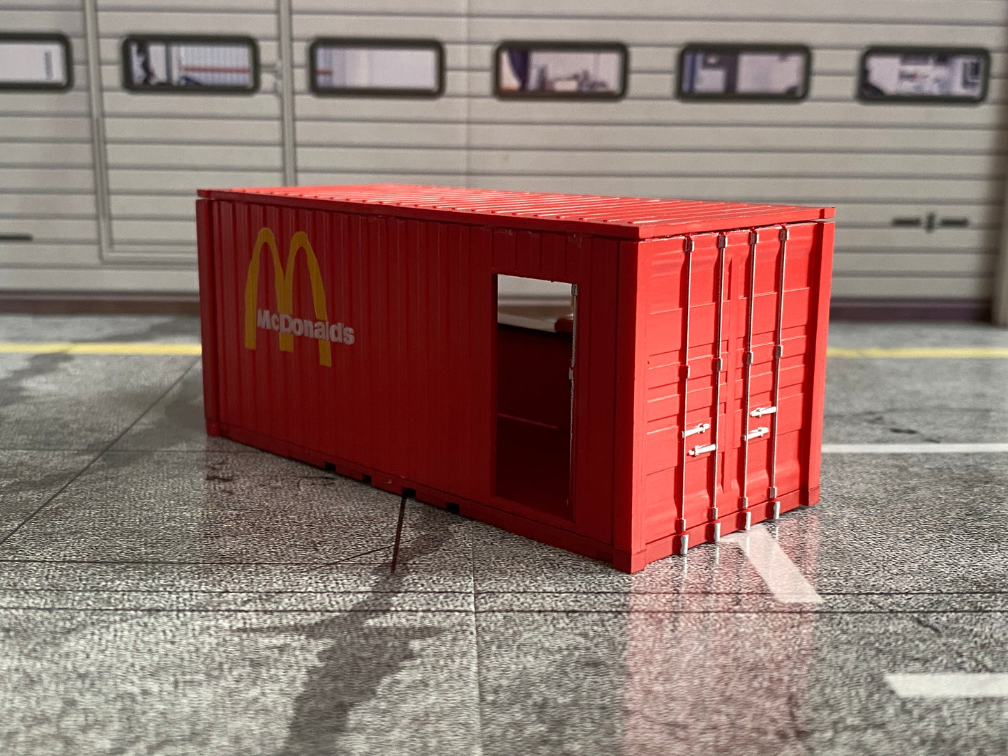 McDonalds Restaurant Container Imbiss für Food Truck Diorama Tuning 1:64