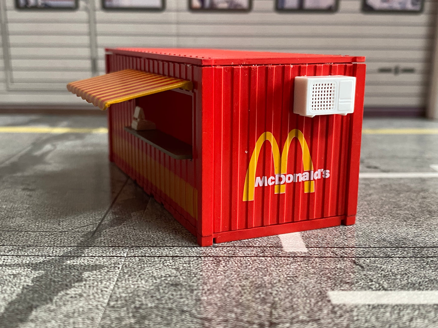 McDonalds Restaurant Container Imbiss für Food Truck Diorama Tuning 1:64