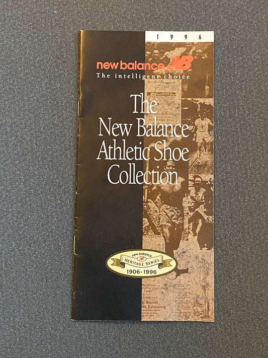 New Balance Sportschuh Katalog (deutsch) 1996 vintage u.a. mit 1600 / 996 / 577 Flyer Prospekt