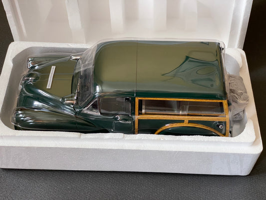 Morris Minor Traveller 1956 Dunkelgrün Dark Green SunStar 4791 Neu in OVP new in box 1:12
