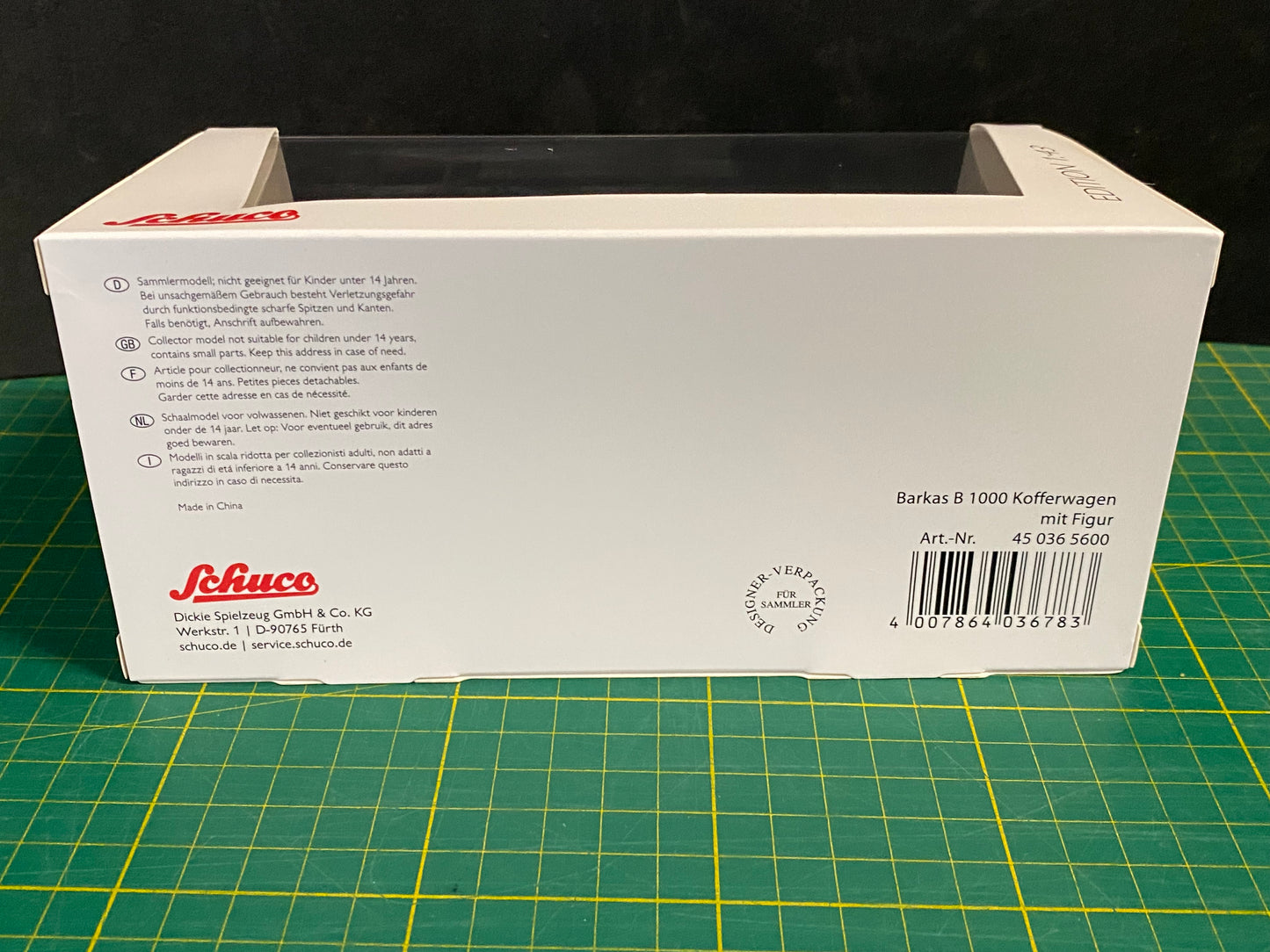 Barkas B 1000 + Figur DDR Staatssicherheit Stasi Schuco 450060500 Neu in OVP 1:43