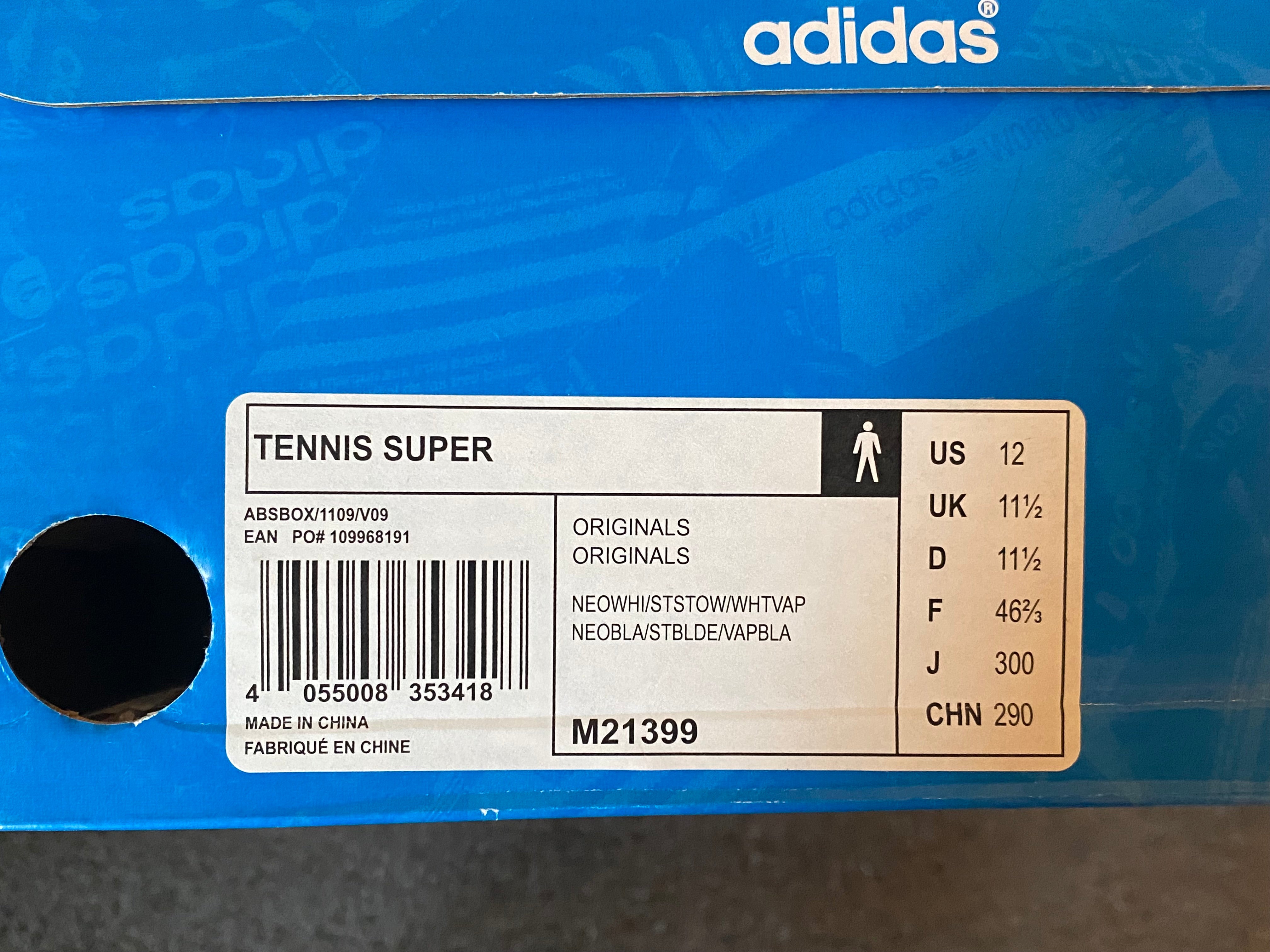 Adidas Tennis Super M21399 Ivan Lendl Supreme gebraucht EUR 46 US 12 NL Exclusive