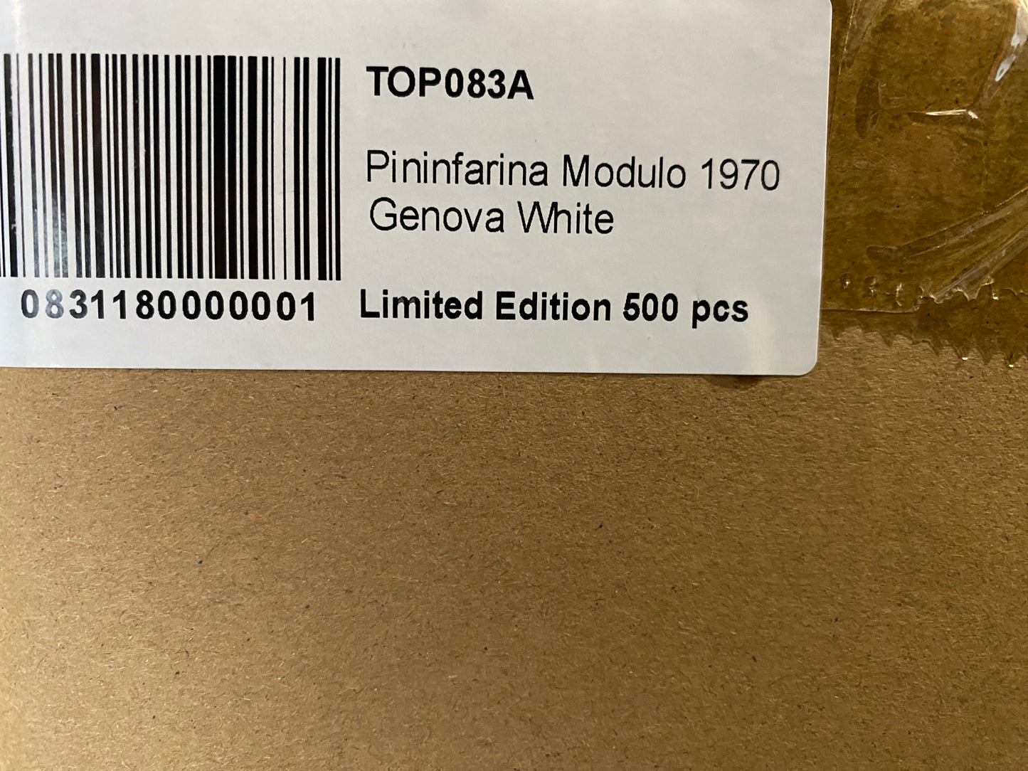 Pininfarina Modulo 1970 Genova White TOP083A Top Marques 1 of 500 NEU new 1:18