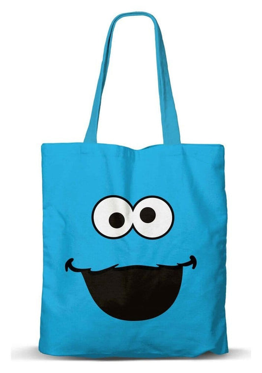 Krümelmonster Sesamstraße Einkaufstasche Stofftasche Jutebeutel Maße ca. 40 x 33 x 7 cm NEU