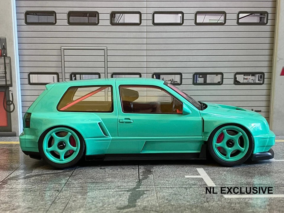 VW Golf III GTI G3 V10 JP Performance Kraemo DieCast Metall Minichamps Neu 1:18