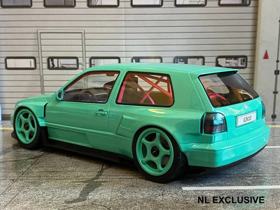 VW Golf III GTI G3 V10 JP Performance Kraemo DieCast Metall Minichamps Neu 1:18
