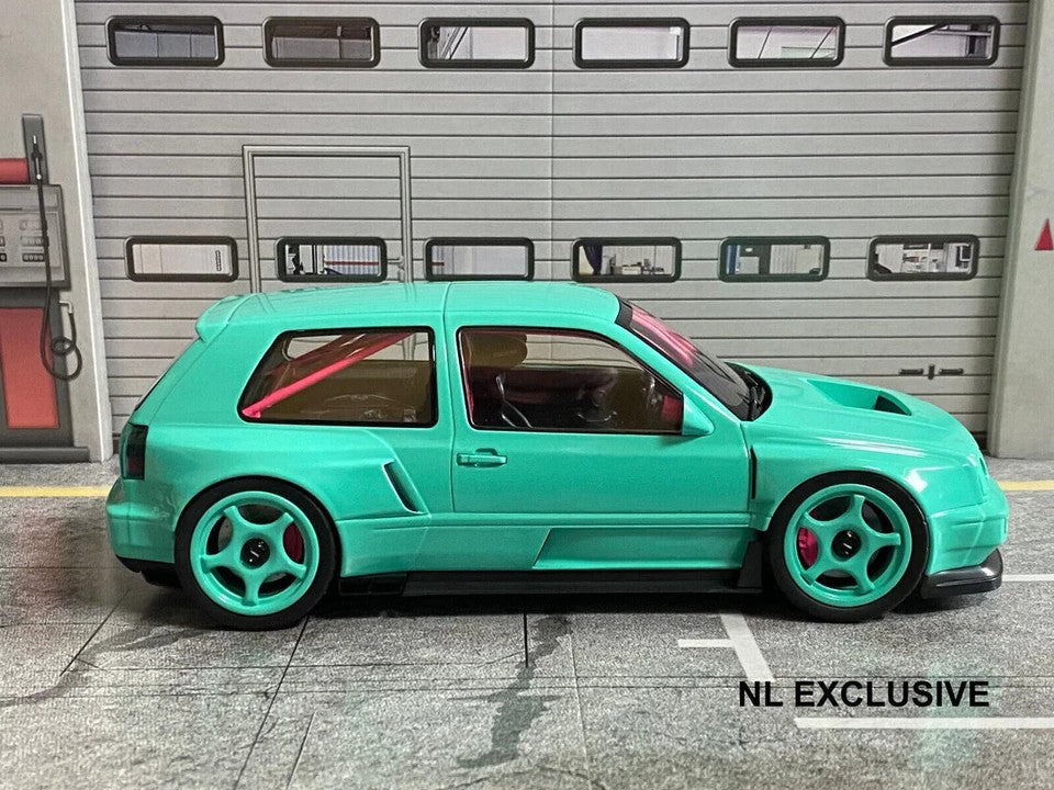 VW Golf III GTI G3 V10 JP Performance Kraemo DieCast Metall Minichamps Neu 1:18