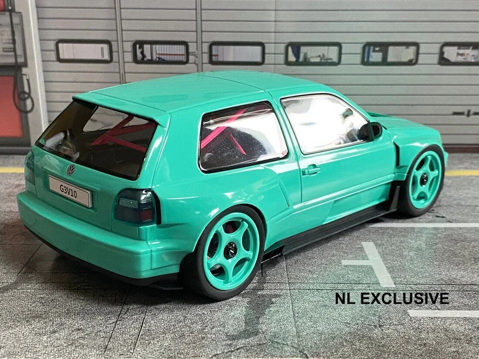 VW Golf III GTI G3 V10 JP Performance Kraemo DieCast Metall Minichamps Neu 1:18