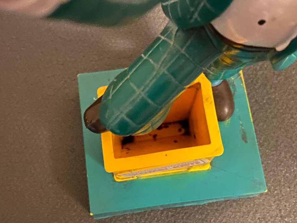 Nick Knatterton Coca Cola Kombi-Kiste Werbefigur 80er Jahre Höhe ca. 27 cm