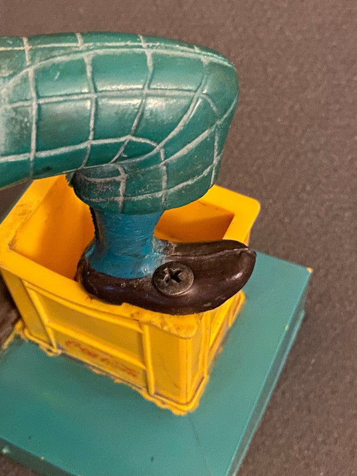 Nick Knatterton Coca Cola Kombi-Kiste Werbefigur 80er Jahre Höhe ca. 27 cm