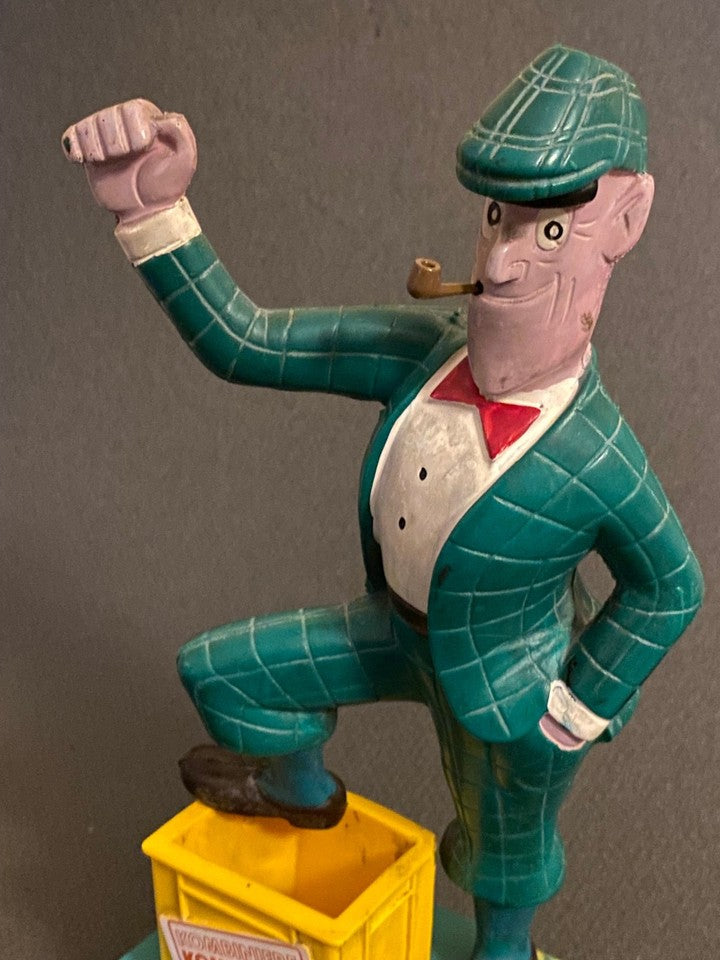 Nick Knatterton Coca Cola Kombi-Kiste Werbefigur 80er Jahre Höhe ca. 27 cm