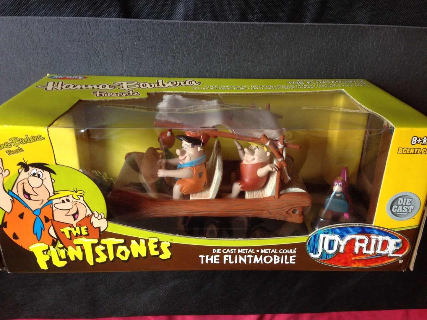 Flintmobile The Flintstones Familie Fred Feuerstein Wilma Barney Joyride 1:18