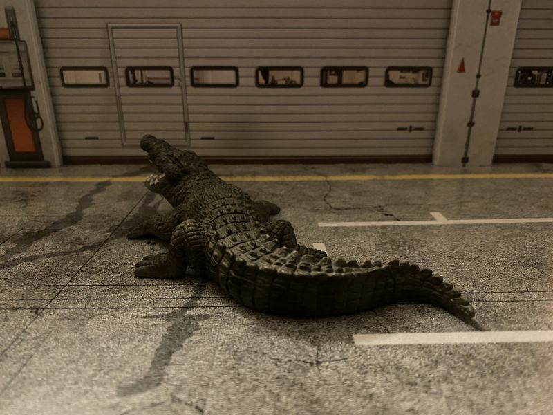 Krokodil von Schleich 14378 aus 2007 "Made in Germany" ca. 16,5 cm lang