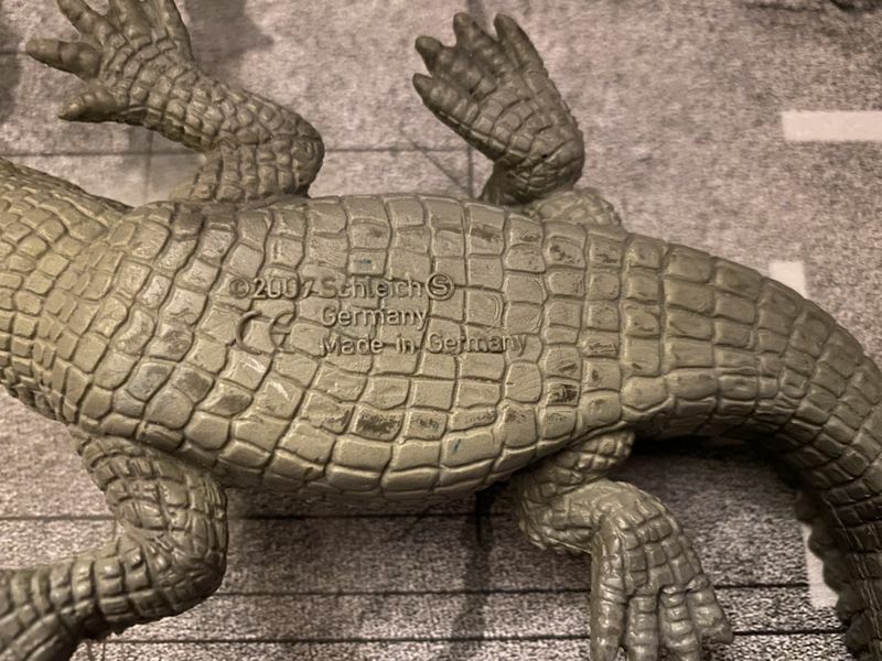Krokodil von Schleich 14378 aus 2007 "Made in Germany" ca. 16,5 cm lang
