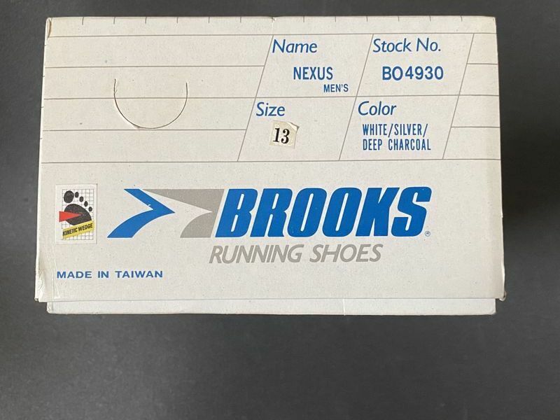 Brooks Nexus Running Shoes vintage 1987 Kinetic Wedge new US 13 UK 12 EUR 47,5