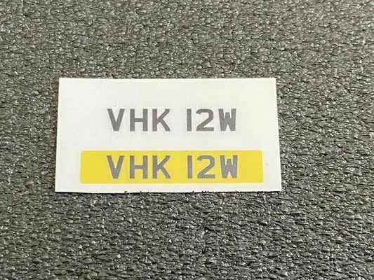 Kennzeichen VHK 12W für Ford Capri 3.0 S Die Profis The Professionals "A" 1:18