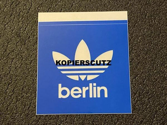 Adidas Berlin Sticker Aufkleber Decal Trefoil ca. 7 x 7 cm NEU
