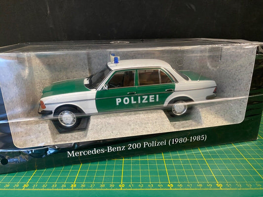 Mercedes Benz 200 Polizei W123 B66040676 Norev Neu in OVP 1:18