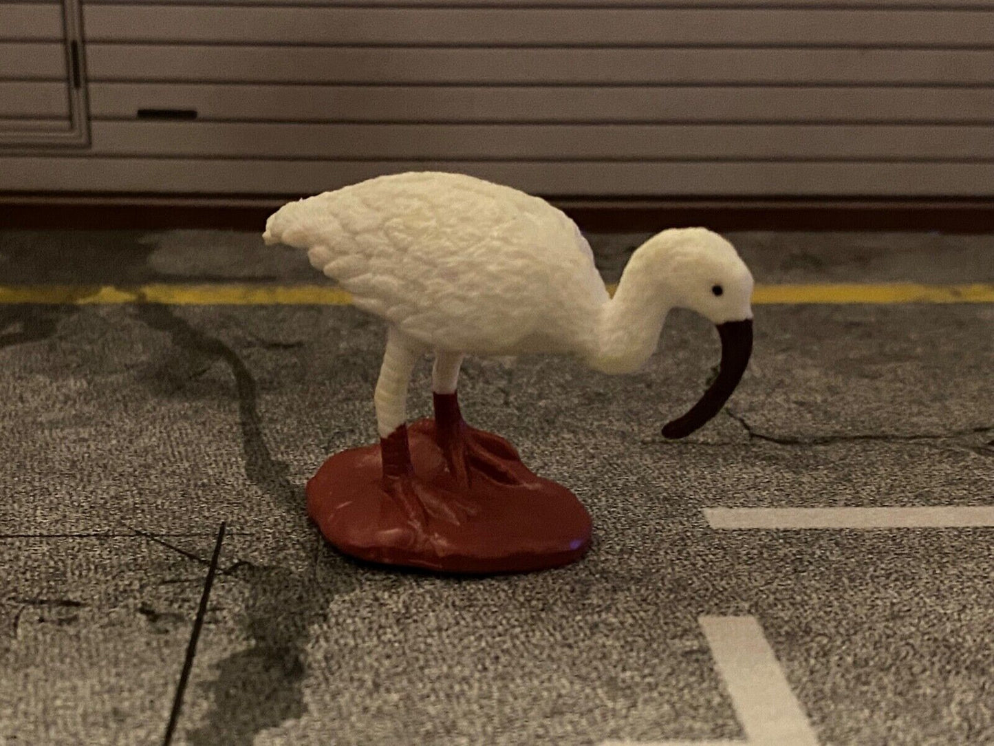 Weißer Ibis Sichler Südamerika Kunststoff neu Diorama Maßstab ca. 1:10 / 1:12
