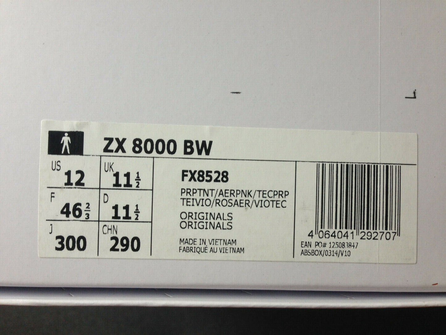 Adidas ZX 8000 BW x deadHYPE FX8528 A-ZX Series neu new US 12 UK 11,5 EUR 46 ⅔