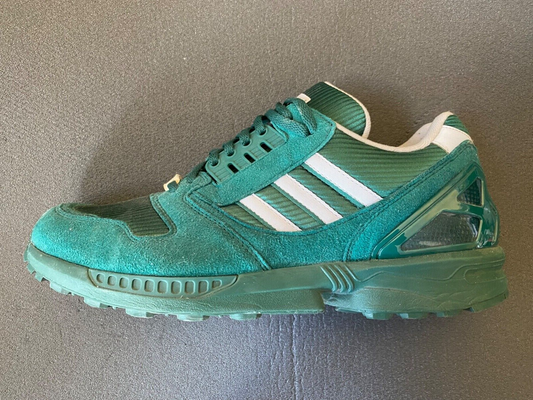 Adidas ZX 8000 Collegiate Green FV3269 + vintage Lace Tags US 12 UK 11,5 EU 46 ⅔