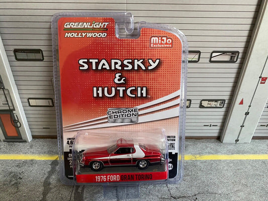 Starsky & Hutch Ford Gran Torino RED CHROME EDITION Greenlight #51224 1:64