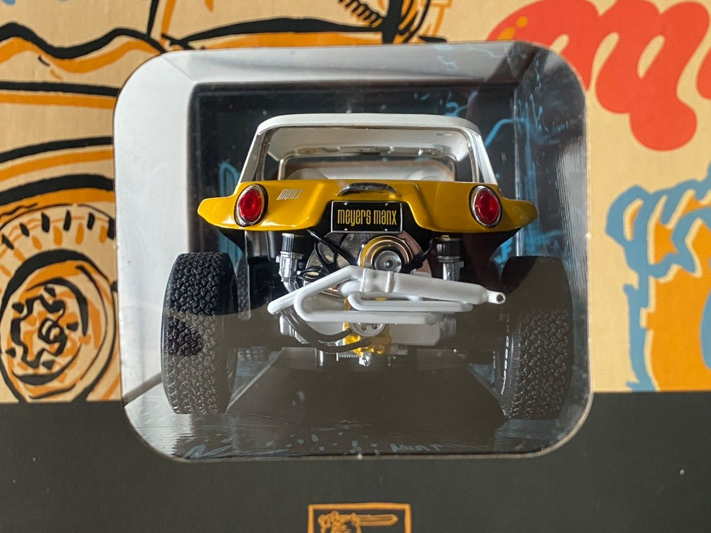 Bruce Meyers Manx Dune Buggy ´68 Mexican 1000 Rally Special Edition yellow 1:18
