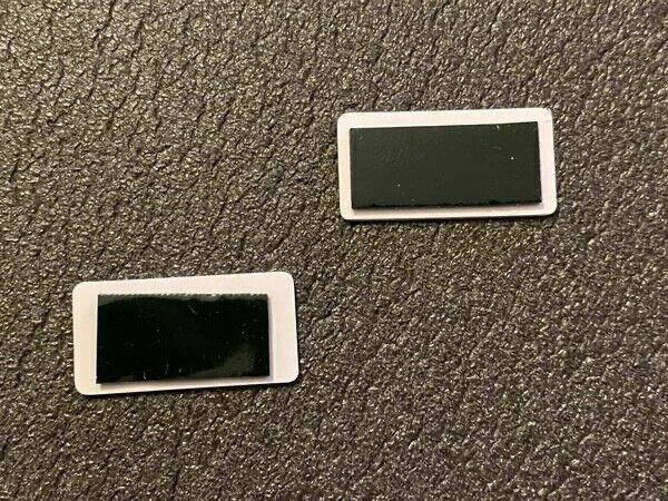 1 Paar Kennzeichen Kunststoff License Plates plastic Hoonifox 2022 RC R/C 1:10