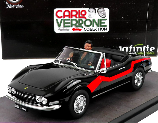 Fiat Dino Spider 1980 UN SACCO BELLO + Enzo Figur "CARLO VERDONE" Neu OVP 1:18