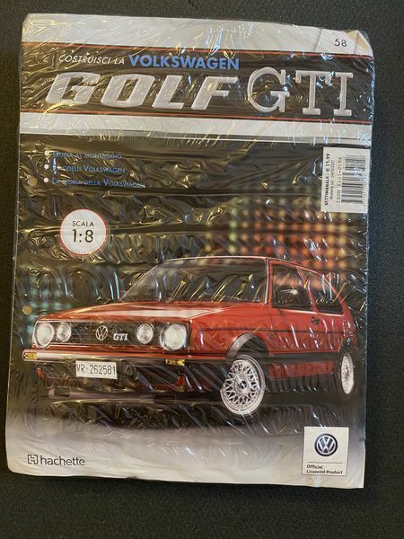 VW Golf 2 GTI Ausgabe Nr.58 Teile der Rückbank Hachette NEU new 1:8