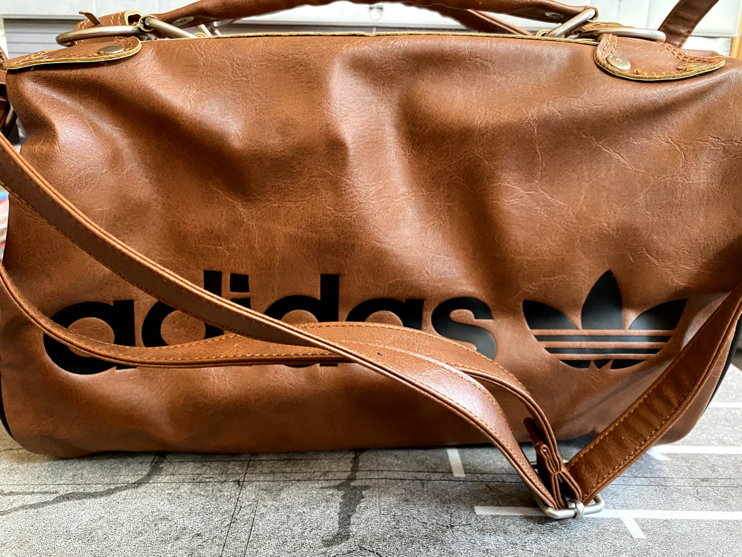 Adidas Archive Bag Retro Mini Tasche ca. 33x20x19 cm braun selten rare Neu new