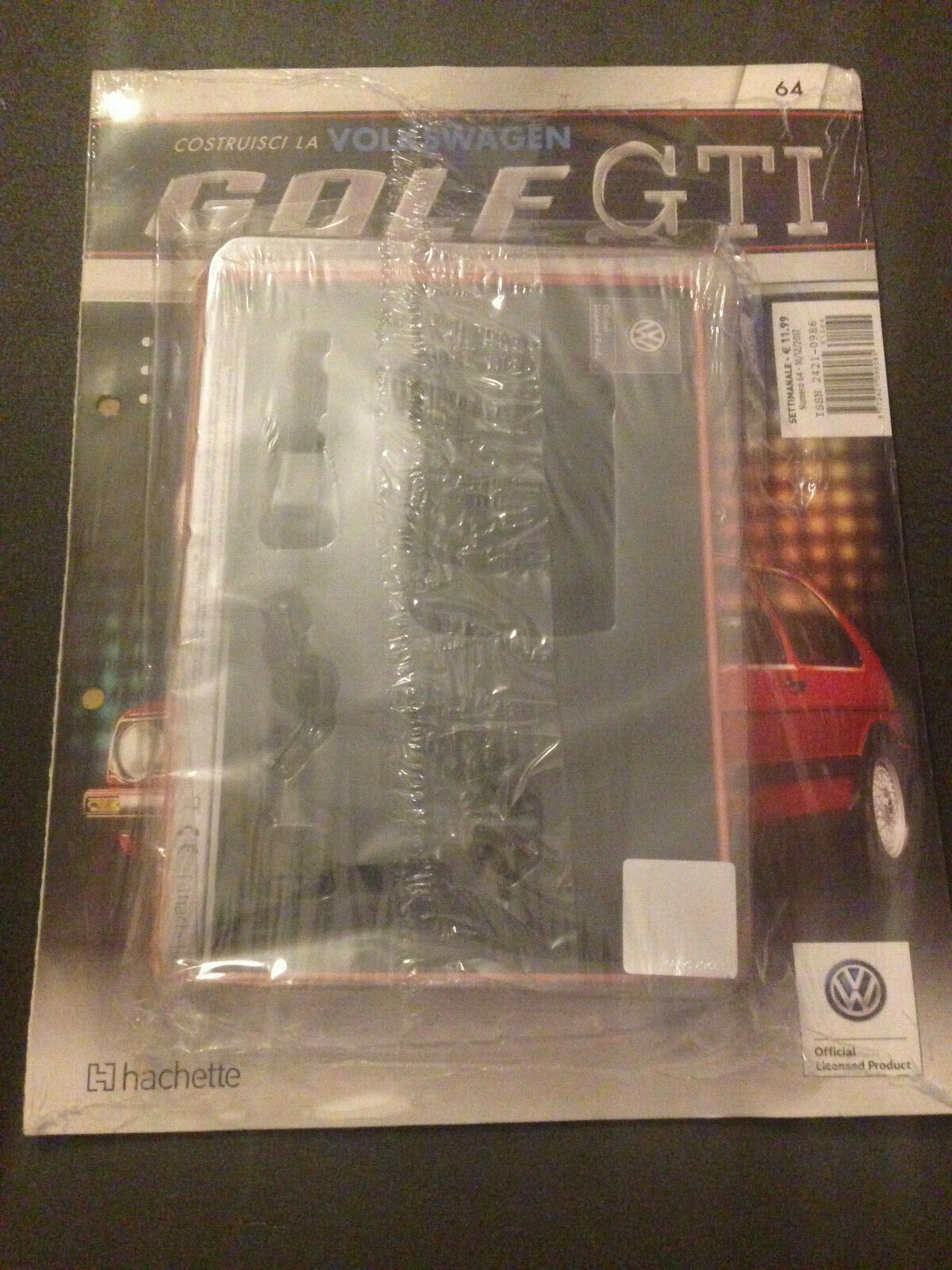 VW Golf 2 GTI Ausgabe Nr.64 Armaturenbrettteile + Lenkstockhebel Hachette 1:8