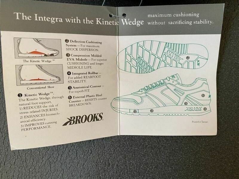 Brooks Integra Running Shoes vintage 1988 Kinetic Wedge new US 13 UK 12 EUR 47,5