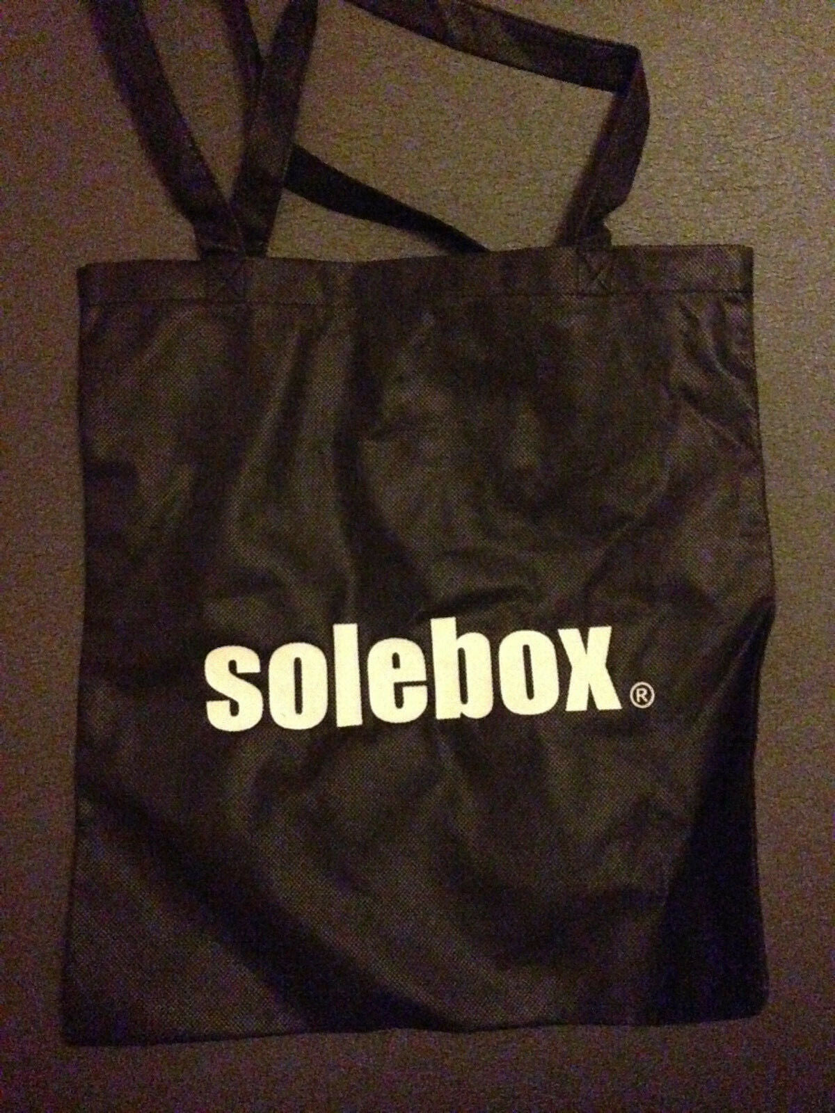 Solebox Tasche Beutel bag ca. 37 x 40 cm GLOW IN THE DARK selten rare