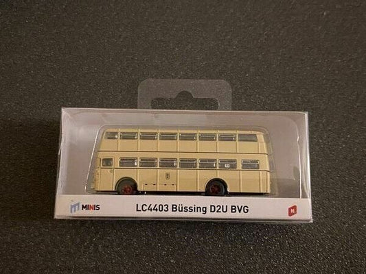 Büssing D2U BVG Bus Berlin Lemke MINIS LC4403 neu in OVP Spur N 1:160