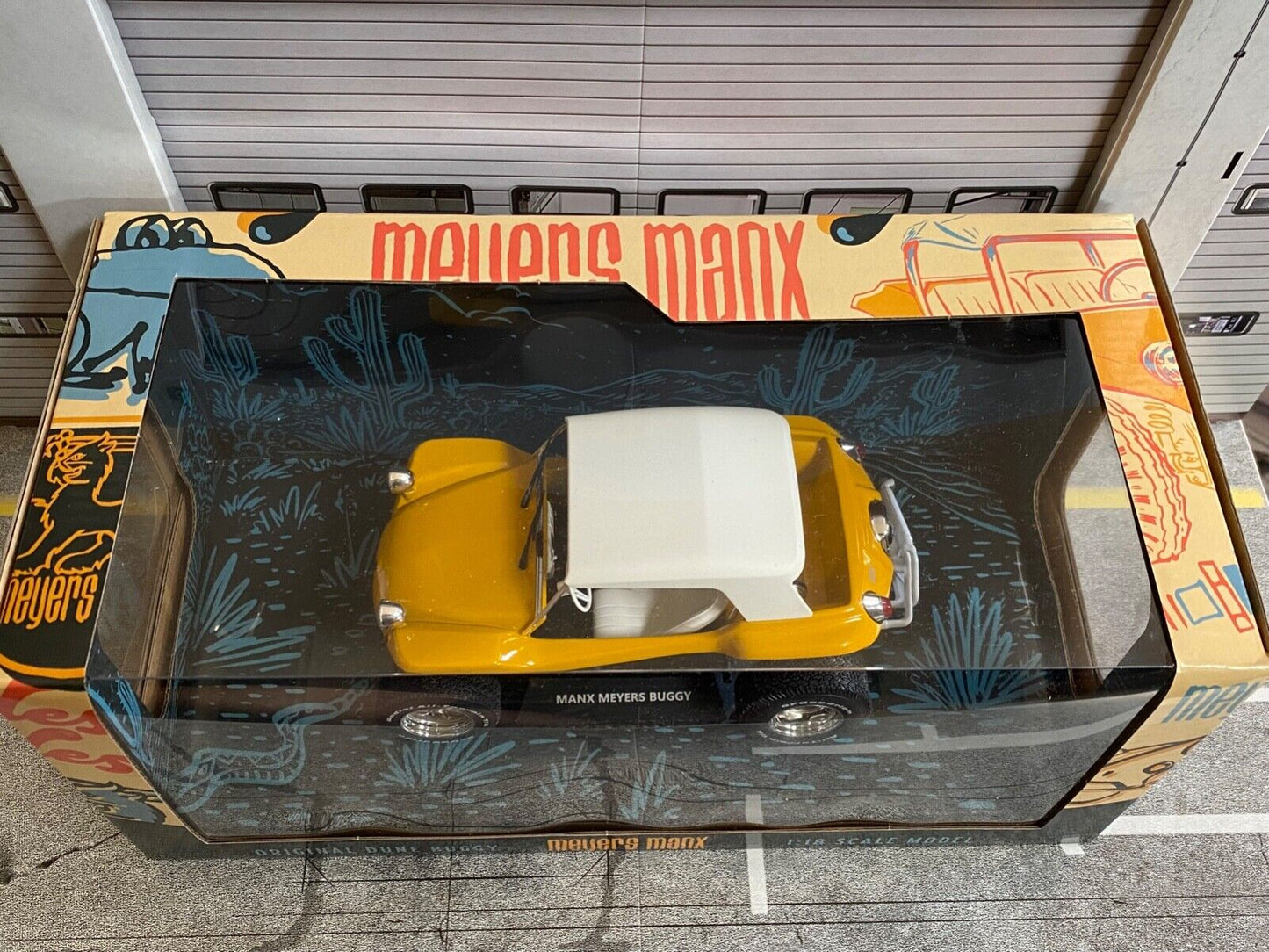 Bruce Meyers Manx Dune Buggy ´68 Mexican 1000 Rally Special Edition yellow 1:18