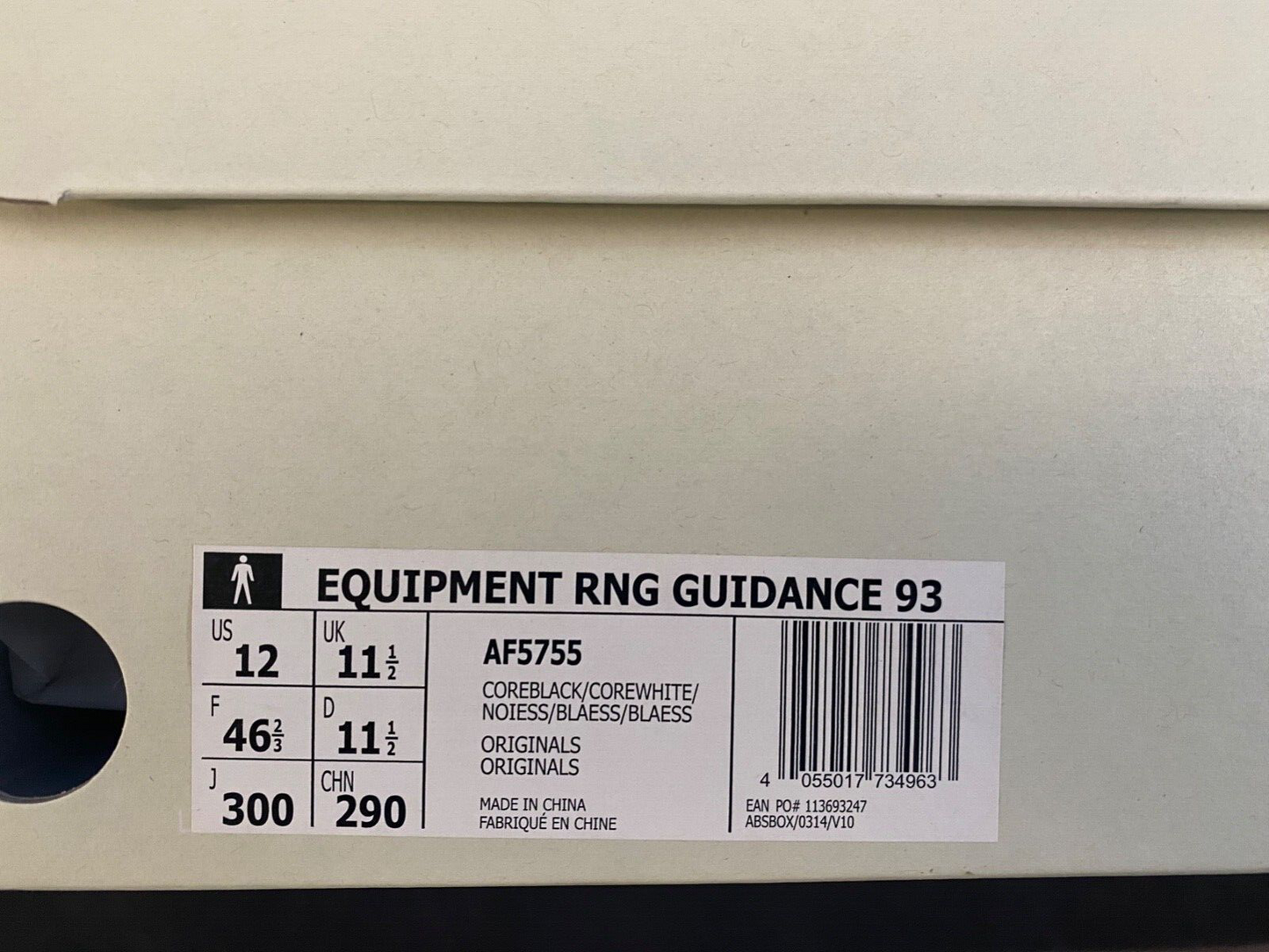 Adidas Equipment Guidance 93 x SNS EQT Golf Brogue NEU OVP US 12 UK 11,5 FR 46 ⅔