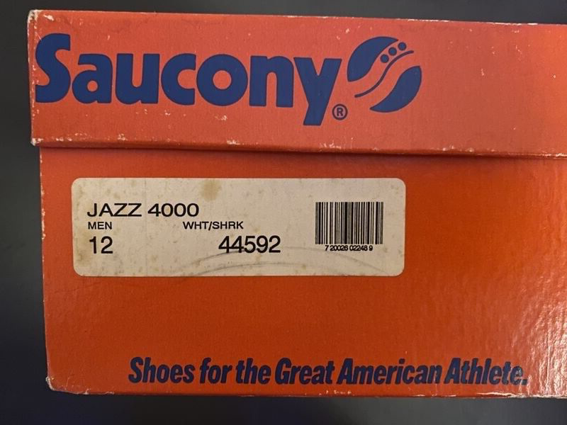 Saucony Jazz 4000 vintage MADE IN USA new in box Neu in Box US 12 UK 11 EUR 46,5