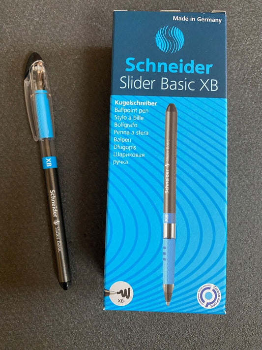 Schneider Slider Basic XB schwarz 10 Stück Ballpoint Pen Kugelschreiber Neu OVP