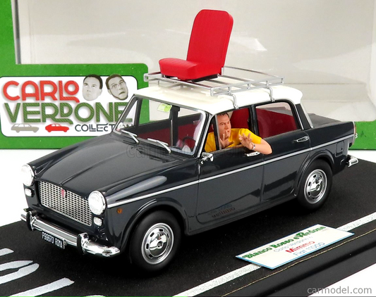 Fiat 1100 1981 + Mimmo Figur "CARLO VERDONE" Neu OVP new in box 1:18