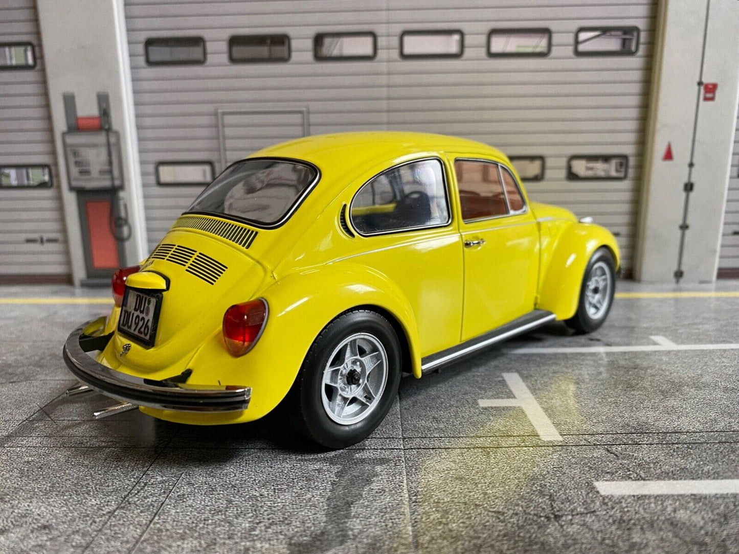 VW Käfer 1303 DUDU Umbau ATS Felgen Einzelstück + J. Fuchsberger Autogramm 1:18