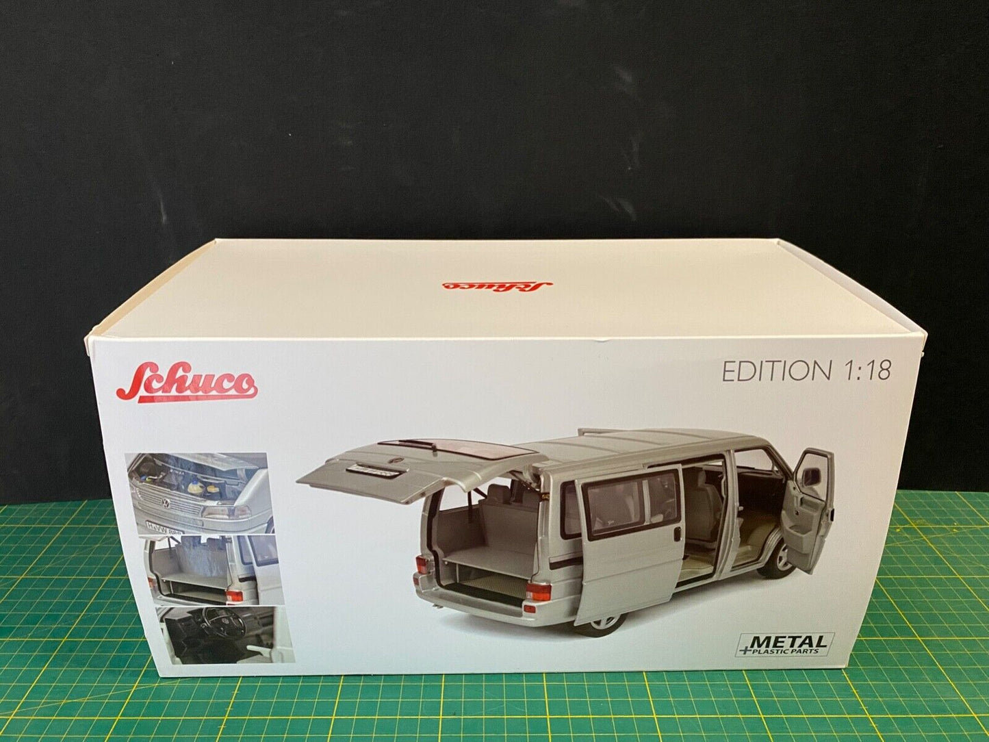 VW Bus T4 b Bus Caravelle silber Schuco 450041500 Neu in OVP new in box 1:18